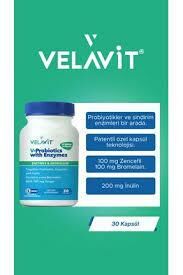 Velavit B-Probiyotik enzimli, 30 tablet