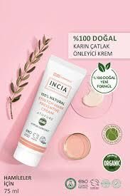 Incia Karın Çatlak Jel Kremi Çatlak Önleyici Organik Avokado Yağı Hamilelikte 75 ml