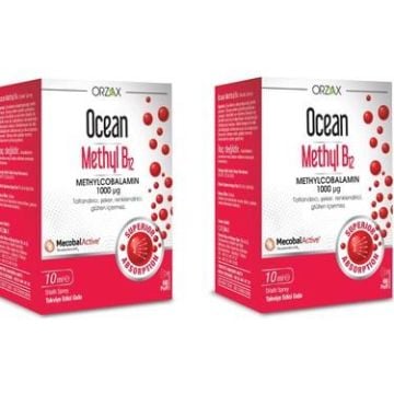 Ocean Methyl B12 Sprey 1000 mg 10 ml 2 Kutu