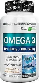 Suda Vitamin Omega-3 100 Yumuşak Kapsül