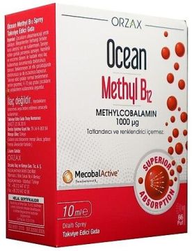 Ocean Methyl B12 Sprey 1000 mg 10 ml