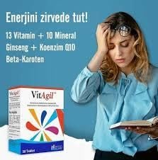 Vitagil Multivitamin Mineral COQ10 Beta Karoten Ginseng 30 Tablet