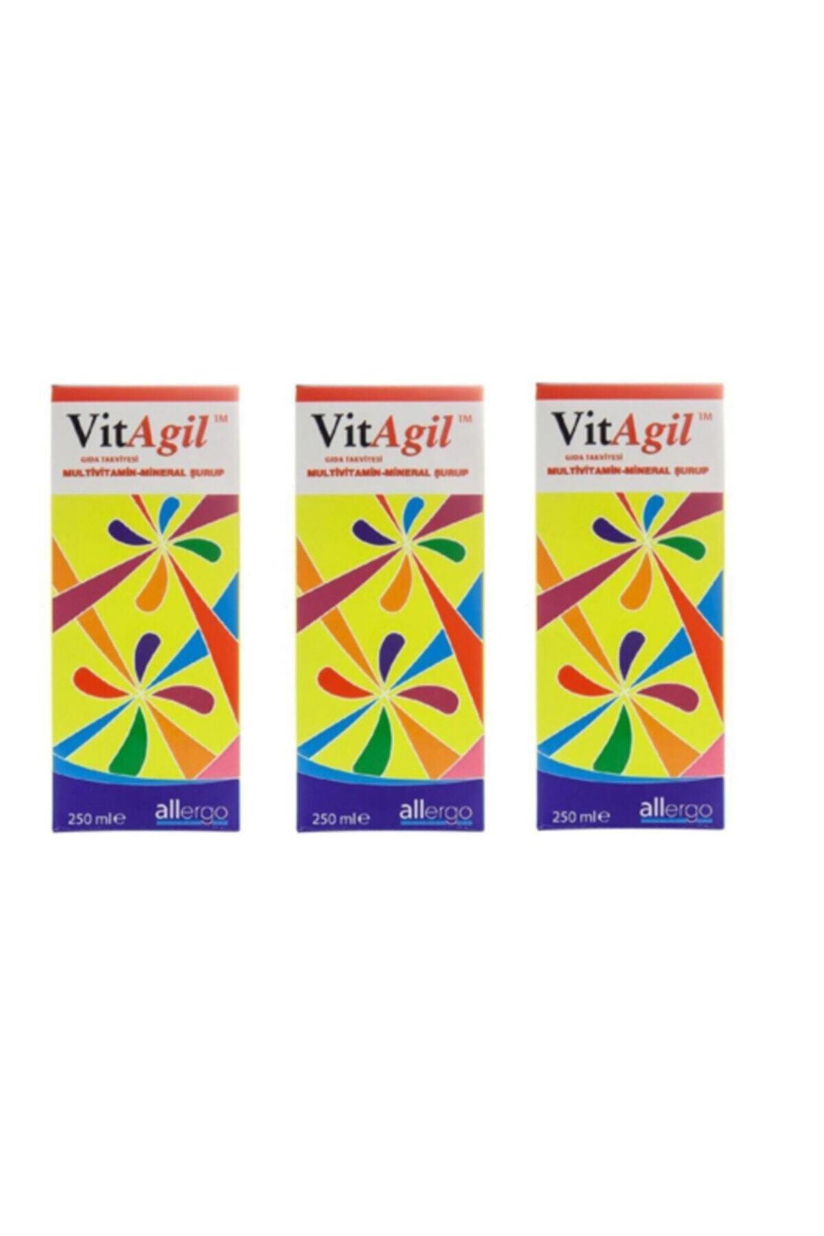 Vitagil Multivitamin Mineral Şurup 250 ml 3 Kutu